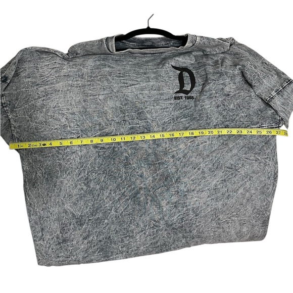 Disneyland Acid Wash Grey Black Spirit Jersey Disney Parks Long Sleeve Size XL - Picture 7 of 8